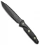 Microtech Socom Alpha Tanto Fixed Blade Knife Carbon Fiber (5" Black Serr)