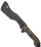 T.M. Hunt Custom M-18 Fixed Blade Knife Micarta w/ Brown Sheath (10" Black)
