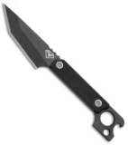 DoubleStar Hydra Series Fang Fixed Blade Knife Black G-10 (3" Black)