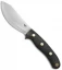 LT Wright JX2 Jessmuk Fixed Blade Knife Black Micarta (4.5" Satin CPM-3V)