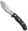 LT Wright JX2 Jessmuk Fixed Blade Knife Black/Orange Micarta (4.5" Satin CPM-3V)