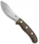 LT Wright JX2 Jessmuk Fixed Blade Knife Green/Orange Micarta (4.5" Satin CPM-3V)