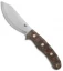 LT Wright JX2 Jessmuk Fixed Blade Knife Red/Blk MTN Micarta (4.5" Satin CPM-3V)