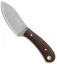 LT Wright Knives Lil Muk Fixed Blade Burlap Micarta (2.75" Satin D2)