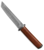 Olamic Cutlery Tanto Fixed Blade Knife Ironwood (6.25" San Mai) #4259