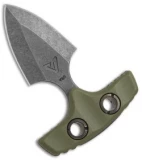 Atlas Dynamic Defense NOC Push Dagger Knife OD Green G-10 (2.375" Stonewash)