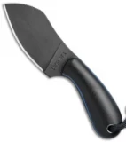 T.M. Hunt Custom Foxkit Fixed Blade Knife Black Micarta (2.75" Black)
