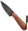 T.M. Hunt Custom Magua Fixed Blade Knife Natural Micarta (3.5" Black)