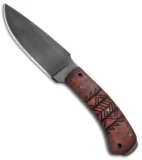 Winkler Knives Woodsman Fixed Blade Knife Tribal Maple (4.25" Caswell)