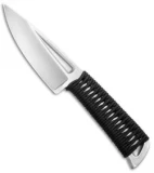 Boye Custom Knives Basic 3 Fixed Blade Knife Black Cord (4" Dendritic Cobalt)