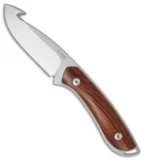 LionSteel Knives 573 Hunting Knife Cocobolo Wood (3.54" Satin Plain) 573 CB