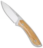 LionSteel Knives 571 Hunting Knife Olive Wood (3.54" Satin Plain) 571 UL
