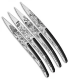 Deejo 9" Blossom Steak Knives w/ Paperstone Handles - Set of 4