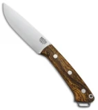 Bark River Fox River LT Fixed Blade Knife Bocote Wood (4.25" Satin)