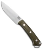 Bark River Fox River LT Fixed Blade Knife Green Canvas Micarta (4.25" Satin)