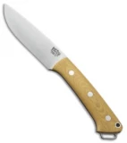 Bark River Fox River LT Fixed Blade Knife Antique Ivory Micarta (4.25" Satin)