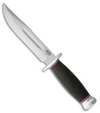 Bark River Boone II Fixed Blade Knife Black Canvas Micarta (6.125 Satin)