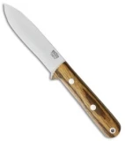 Bark River Mini Kephart Fixed Blade Knife Bocote Wood (3.75" Satin)