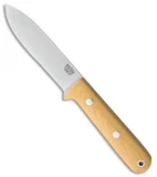 Bark River Mini Kephart Fixed Blade Knife Antique Ivory Micarta (3.75" Satin)