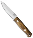 Bark River Mini Bushcrafter Fixed Blade Knife Bocote Wood (2.625" Satin)