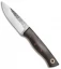 Fiddleback Forge Bushfinger Fixed Blade Knife Blackwood (4" Satin)