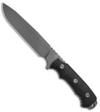 Hinderer Knives Fieldtac 7.0" Fixed Blade Knife Black G-10 (7" Black DLC)
