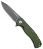 Smith & Sons Ranch Hand Fixed Blade Knife OD Green Micarta (2.75" Black SW)