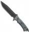 Chris Reeve Knives Pacific Fixed Blade Black Canvas Micarta (6.3" Blk PVD Serr)