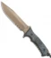 Chris Reeve Knives Pacific Fixed Blade Black Canvas Micarta (6.3" FDE PVD Serr)
