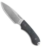 Bradford Knives Guardian4 Knife 3D Black Micarta (Sabre/3V/Stonewash)