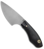 LT Wright JX3 Fixed Blade Knife Matte Black Micarta (3.25" Satin)