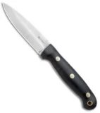 LT Wright Knives GNS Saber Fixed Blade Black Micarta (4.5" Satin)