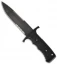 Gerber Silver Trident Knife Watson-Harsey Fixed Blade (Black Double SER) 06995