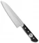 Kanetsune Kengata Kitchen Knife Smooth Black Wood (7" San Mai)  KC141