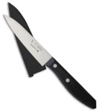 Kanetsune Fruit Knife ST-600  4" Black Wood KC071