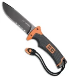 Gerber Bear Grylls Fixed Blade Knife Gray/Orange GFN (4.75" Gray Serr) 30-000384