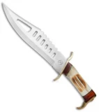 Frost Cutlery Whitetail Bowie Fixed Blade Second Cut Bone (11" Satin)
