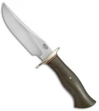 Bark River Vest Pocket Bowie D Fixed Blade Knife Green Micarta (5.375" Satin)