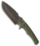 Wander Tactical Uro Tac Fixed Blade Knife Green Micarta (5.625" Raw)