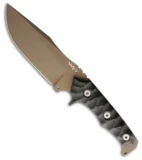 Wander Tactical Haast Eagle Fixed Blade Knife Black Micarta (5.625" FDE)