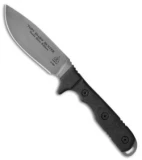 TOPS Knives Idaho Snake River Hunter Fixed Blade Knife Black Micarta (4.75 Gray)