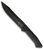 Steel Will Sentence 102 Fixed Blade Knife Black G-10 (6.1" Black)