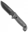 Schrade Frontier Full Tang Fixed Blade Knife Gray Micarta (5" Black) SCHF51M
