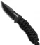 Schrade Full Tang Neck Knife Black Paracord (2.7" Black) SCHF46