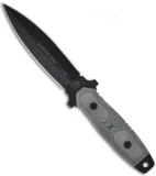 TOPS Knives Rangers Edge D/E Fixed Blade Knife w/ Micarta (Black SER) RE3010