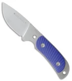 Real Steel Hunter 165 Fixed Blade Knife Blue G-10 (2.75" Stonewash)