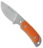 Real Steel Hunter 165 Fixed Blade Knife Orange G-10 (2.75" Stonewash)