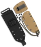 ESEE Knives ESEE-4 Coyote Tan Sheath + Clip Plate + MOLLE Back