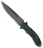 Remington F.A.S.T. Fixed Blade Knife Green (5.5" Black Serr)