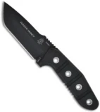 TOPS Knives Sudden Impact Tanto Fixed Blade Knife (4" Black) SUDIM-01